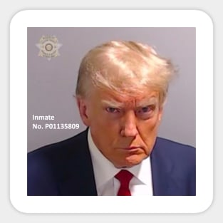Trump mugshot Sticker